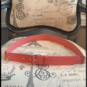 Talbots pink belt